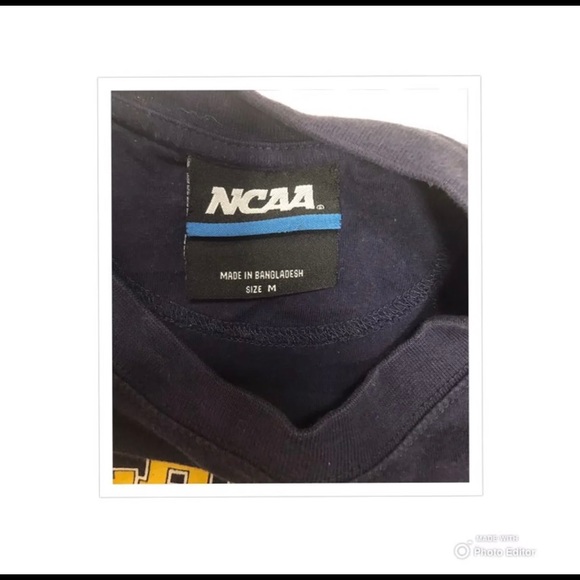 NCAA MICHIGAN WOLVERINES YOUTH SHIRT MEDIUM COTTON U OF M GO BLUE LONG SLEEVE T - Picture 6 of 10